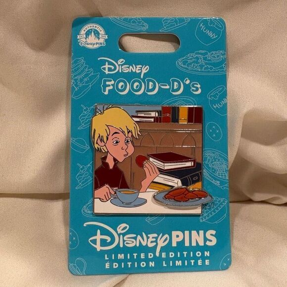 Disney Parks Food-D's Collection Sword & The Stone King Arthur LE 4900 Pin NWT - Picture 1 of 5